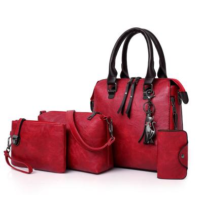 China Waterproof Handbag Bags For Luxury Ladies Brand Bag Designer Leather Tote Set Purse Women Handbags Fashion And Hand Shoulder 2023 for sale