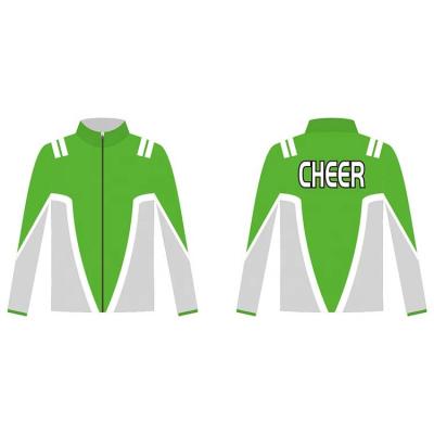 China Cheap good quality club cheer dance uniform jacket with new design SZ366c for sale