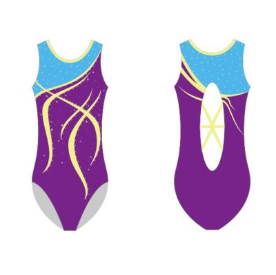 China Custom Wholesale Training Anti-UV Pretty Printed Gymnastics Dancer Tights Performance Dance Wear Dancer Tights for sale