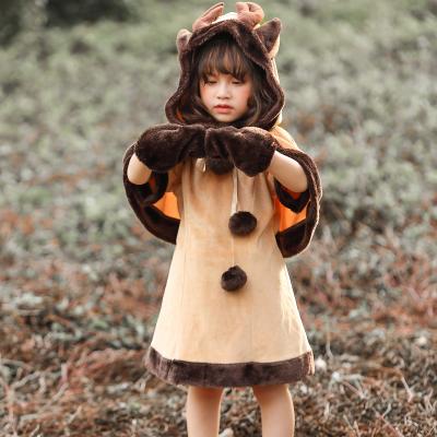 China Fancy Party Kids Dress Up Sets Shear Cosplay Costume With Hoodies For Sweet Girl for sale