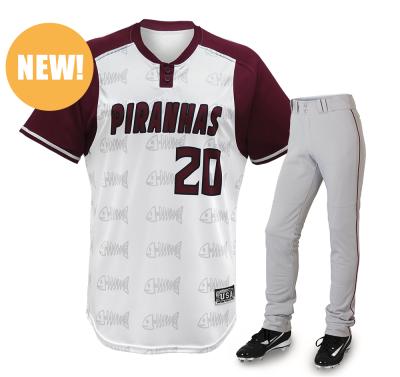 China Wholesale Custom Anti-UV Team DesignBaseball Jersey Two Buttons Baseball Uniform for sale