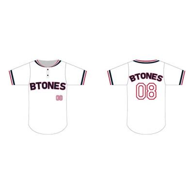 China 2022 OEM Hot Selling Custom Baseball Jersey Team Stylish Uniform Breathable for sale