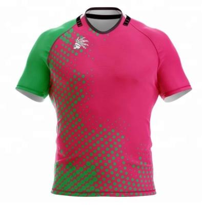 China Anti-UV Rugby Custom New Design With Heat Transfer Rugby Uniforms for sale