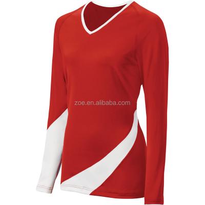 China Sublimation Printed Volleyball Jersey Kits , Cheap Club Wear Volleyball Shirts2017-2018 Custom Size Acceptable for sale