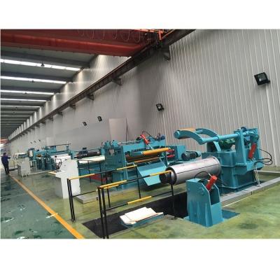 China CR High Speed ​​Automatic Metal Steel Coil Slit And Cut To Length Line for sale