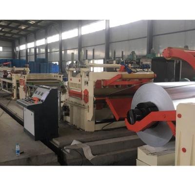 China High Speed ​​Aluminum Automatic Cold Roll Metal Coil Cut To Length Slitting Line for sale