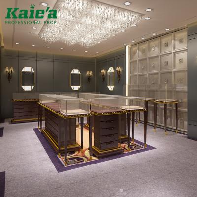 China Modern Jewelry Shop Display Showcase Furniture For Wholesale Jewelry Store Counter Design for sale