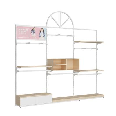 China New cheap wooden children's clothes display rack and racks, children's clothes display rack and racks for sale