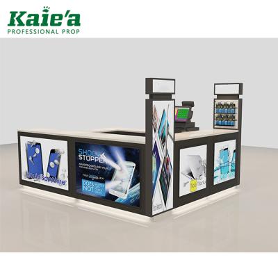 China Kiosk Modern Design Mobile Phone Display Showcase Display Cabinet Mobile Phone Digital Kiosk for sale