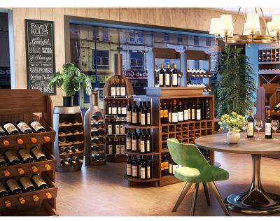 China Modern modern wine store design retail wine store design for sale