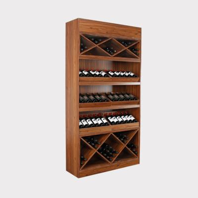 China Modern Modern Wooden Wine Shop Display Rack Wine Display Rack for sale