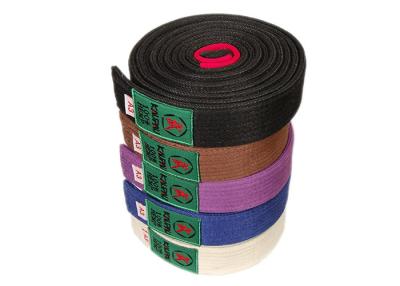 China SGS Pre - shrunk 100% Hemp Bjj Belt Customized for Competition for sale