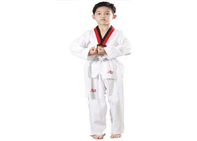 China Uniforme del Taekwondo Dobok de la academia con el algodón pre encogido 100% en venta