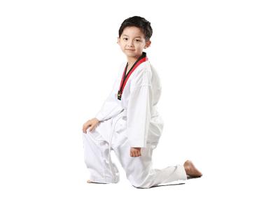 China Uniform Kinder-Taekwondos Dobok, SGS-Zustimmungs-Taekwondo-Kämpfer-Uniform zu verkaufen