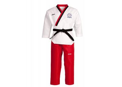 China Uniform SGS-Hochschultrainings-Frauen-Taekwondos Dobok mit Gurten zu verkaufen