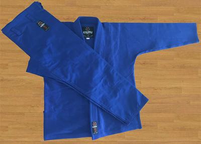 China Blue Brazilian Jiu Jitsu Gi 420G Pearl Weave Lapel Bjj Gi Jacket for sale