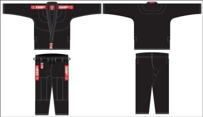 China Customized MMA Jiu Jitsu Kimonos Black Youth Bjj Gi For Academy for sale