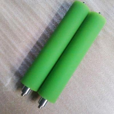 China PU Conveyor Roller Polyurethane Rubber Drum Roller Drive Electrostatic Hubbed Machine Small Polyurethane Rollers for sale