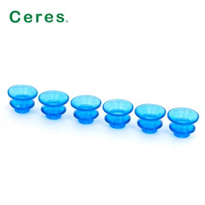 China 23*16*5 mm peças sobressalentes de máquina de impressão de ventosa de borracha azul à venda