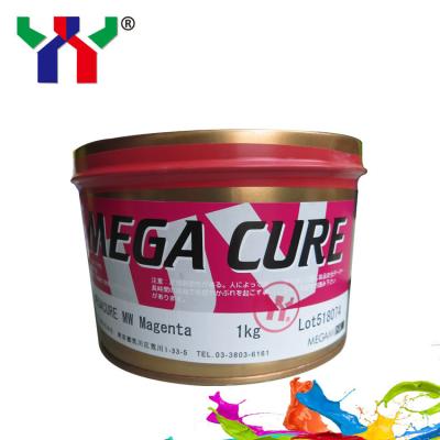 Cina Inchiostro asciugantesi veloce di derivazione UV dell'inchiostro CMYK della cura mega di Megami per stampa di plastica in vendita