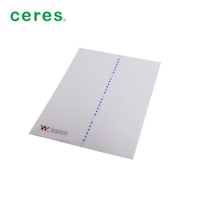 China 80 Gram Security Watermark Paper With Green To Blue Threads for sale