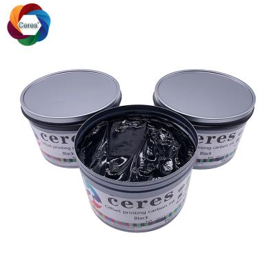 China Black Offset Printing Ink Solvent Based Defends False Carbon Paper Ink for sale