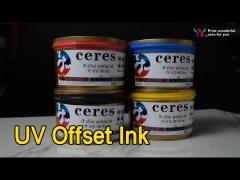 Printing CMYK UV Offset Ink Solvent Base High Adhesive For Plastic / Paper