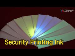 UV Security Printing Ink Invisible Normal Dry Bright Colorless - Green