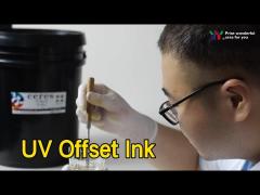 Solvent Base UV Offset Ink Flexo Gloss / Matt Varnish For Label Paper