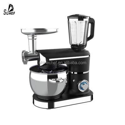 China Stand Design 1500W 8.5L 5 in 1 Multifunctional Food Processor Food Processor Stand Tilt Head Blender Cooks Machine Chef Knead Dough Flour Blender for sale