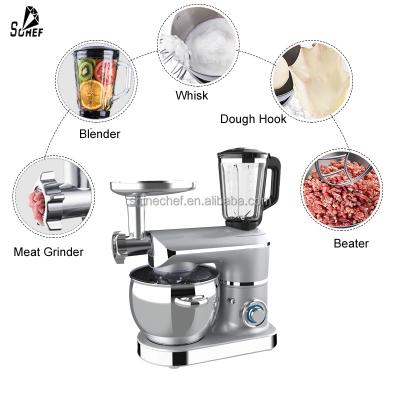 China 1500W Planetari Restaurant Food Processor Kitchen Batidora Licuadora Multifunctional Food Blender Mixer for sale