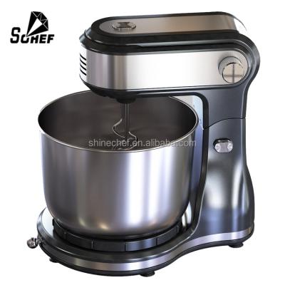 China Design 300W Food Processor Mini Electric Kitchen Multi-Function Dough Stand Tilt Head Mixer With Rotating Bowl for sale