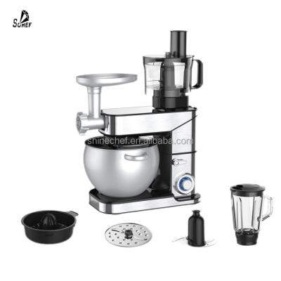 China 10L Tilt Head Design Kitchen Appliances Stand Mixer Heavy Duty Electronic Food Processor Dough Bread Blender Juicer for sale