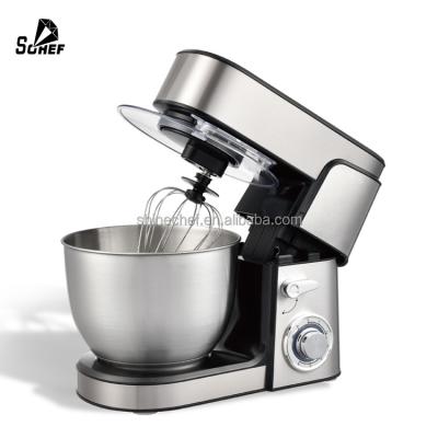 China Mixer Machine Tilt Head Design Dough Mixer Electric Planetary Food Mixer Stand Tilt Head With 6.5L Bowl for sale