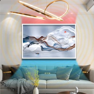 China Electric Living Room Infrared Wall Painting Heater Film 3 Second Carbon Wall Fast Heating Decorative Heater for sale