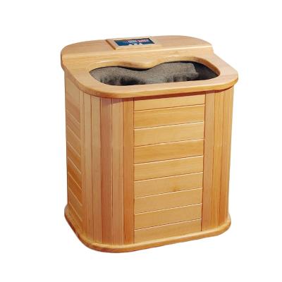 China Computer Control Panel High Level Pedicure Barrel Energy Homecare Far Infrared Holographic Sauna Barrel for sale