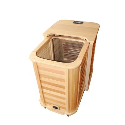 China Far Wooden Computer Control Panel Low Price Sweat Steaming Barrel Comfortable Massage Health Sauna Barrel for sale