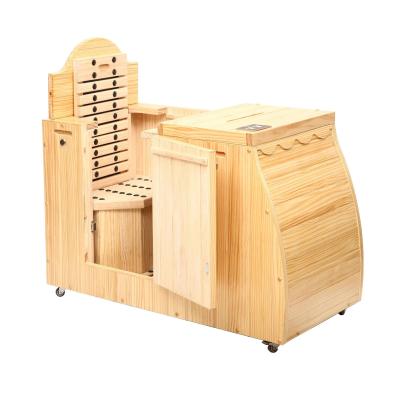 China Computer Control Panel Half Body Far Infrared Sauna Cabin Small Traditional Home Use Canadian Hemlock for sale