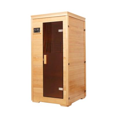 China Computer Control Panel Factory New Product Wooden Computer Control Panel Sauna Room Single With Transform Window for sale