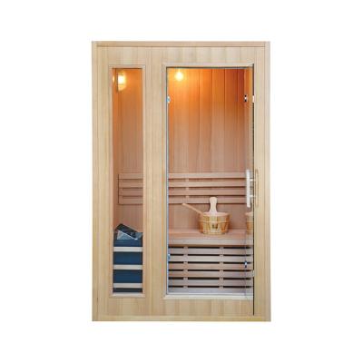 China Hot Selling High Quality Computer Control Panel Design Sauna Room 3000W 2 Person Steam Sauna Room Saunas for sale