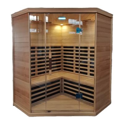 China New Design Portable Computer Control Panel Sauna Infrared Sauna Room Steam And Steam Combo Room for sale