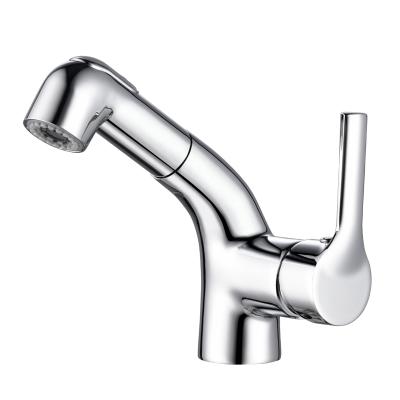 China Sense Faucets Ciencia Brass Pull Out Basin Faucet Hot And Cold Faucet With Single Handle, Because6232 for sale