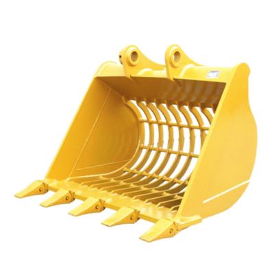 China Excavator OEM Acceptable New Rock Digging Skeleton Bucket For Excavator for sale