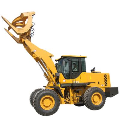 China Mechanical Wheel Loader WORLD Wheel Loader Hydraulic Log Grapple For Grass for sale