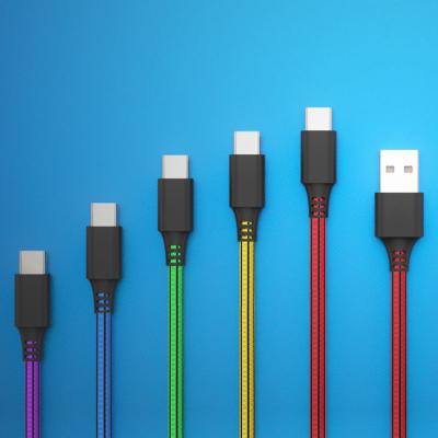 China Fast Charging Speed ​​Cheap Braided USB Phone Cable Data Cord Charger Charging Line Verified Supplier For Android Phone for sale