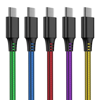 China High Quality Stain Resistant Nylon Braided Speed ​​Fast Charging USB Cable Palladium Type C Cable For Mobile Phone for sale