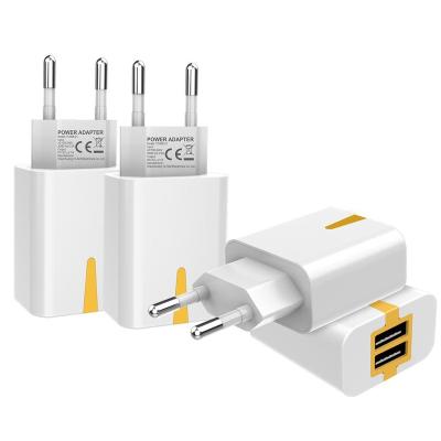 China Best 5V 3.1A 2 Ports USB Wall Charger Mobile Phone TKETAI Fast For Mobile Phone With CE ROHS FCC for sale