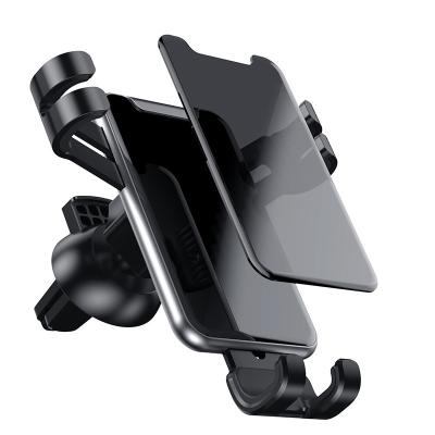 China 2021 New Arrivals Car Phone Mount Air Vent Gravity Car Phone Holder Sturdy Small and Stable Gravity Car Phone Holder for Car for sale