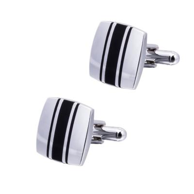 China Fashionable High Quality French Cufflink SY Men's Business Gold Silver Brass Cufflinks for sale