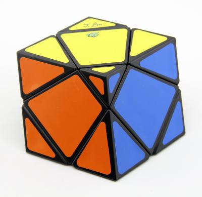 China Toy Lanlan's 3Layer speed cube sticker 56mm shape puzzle strange magic transparent speed educational toy gift for sale